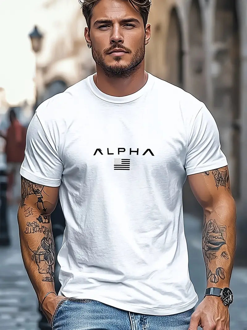 Crew Neck T-shirt i 100% Bomuld
