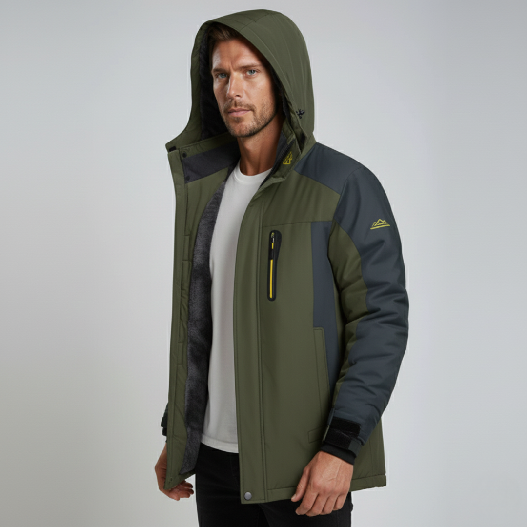 Vandtæt vinterjakke til mænd