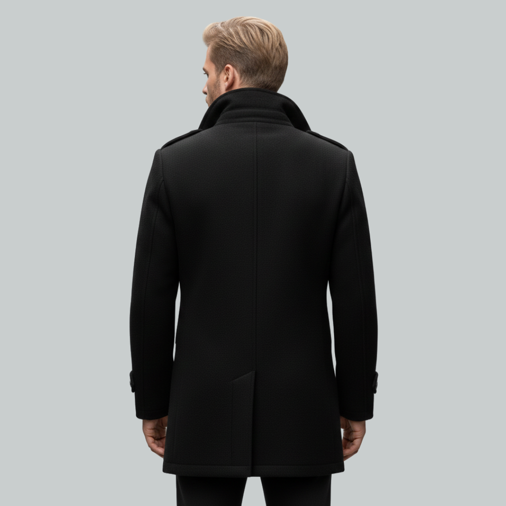 Moderne frakke til mænd