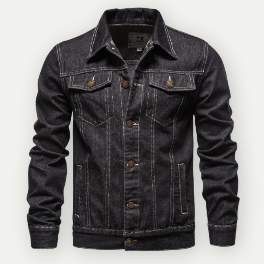 Jonas | Overgangsjakke i denim-look til mænd