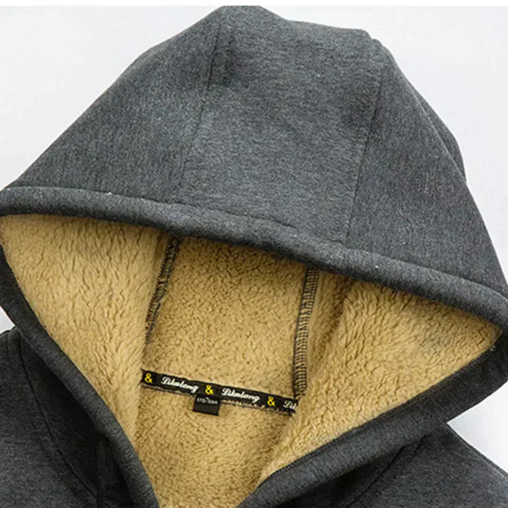 Gilben - Herre vinterjakke med hætte og fleece
