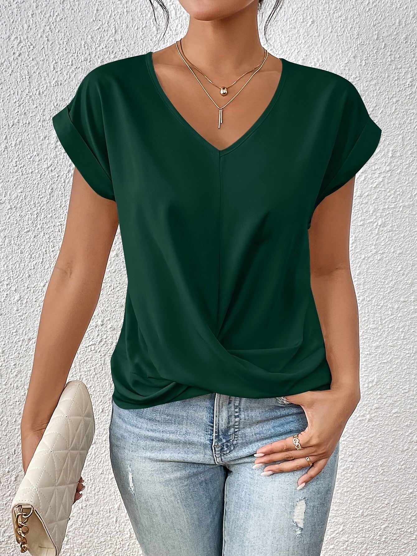 Amalie™ | Elegant V-hals top