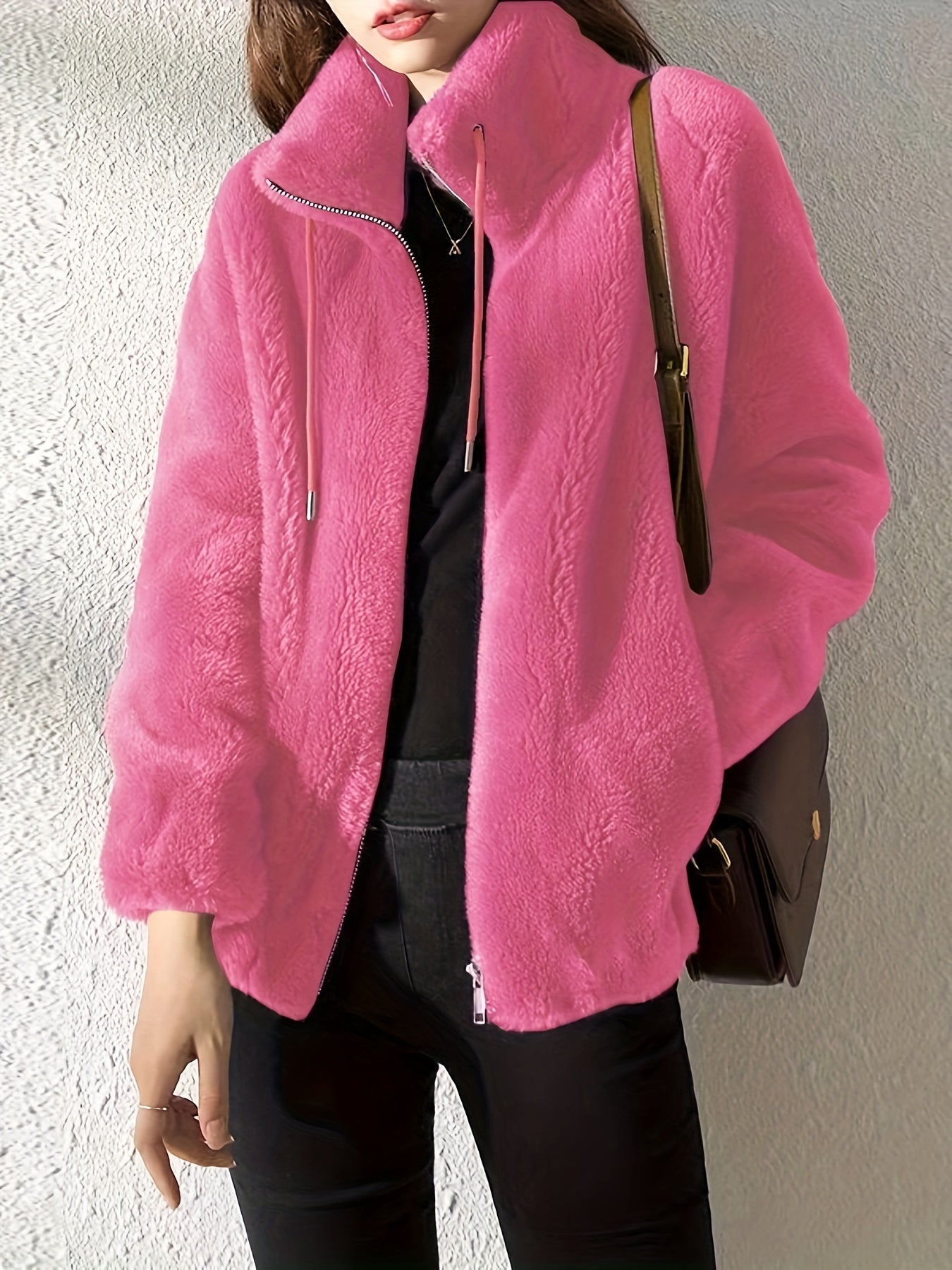 Elina - Blød Fleece Jakke