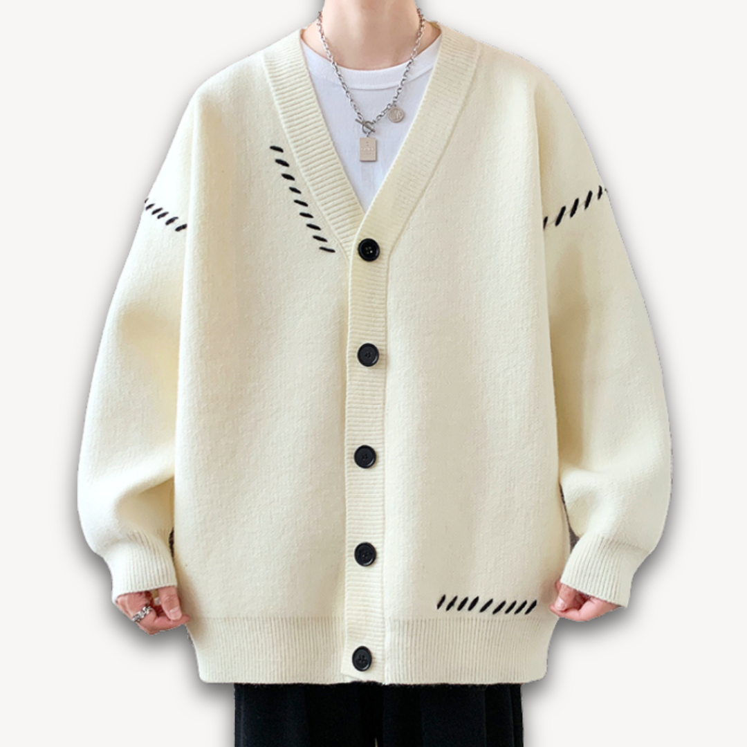 Lorenzo | Cardigan in maglia invernale per uomo