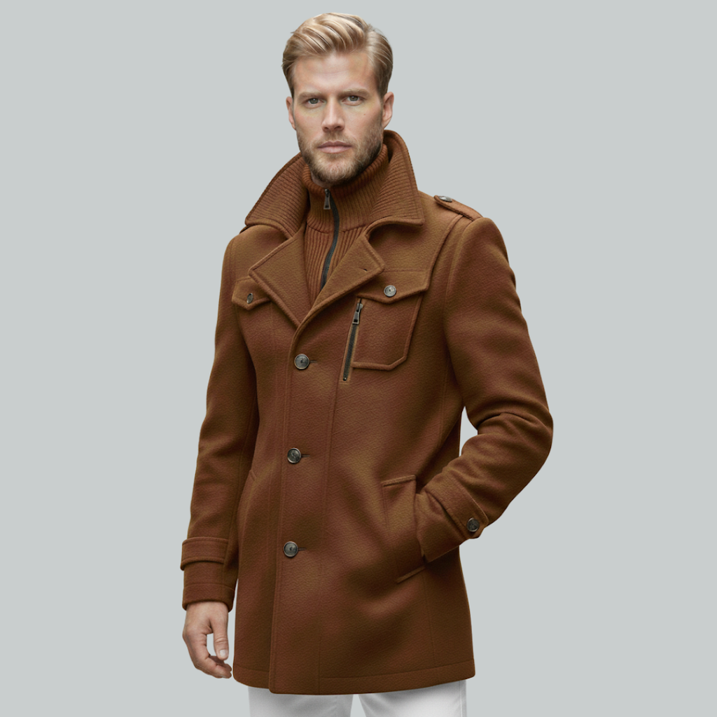 Moderne frakke til mænd