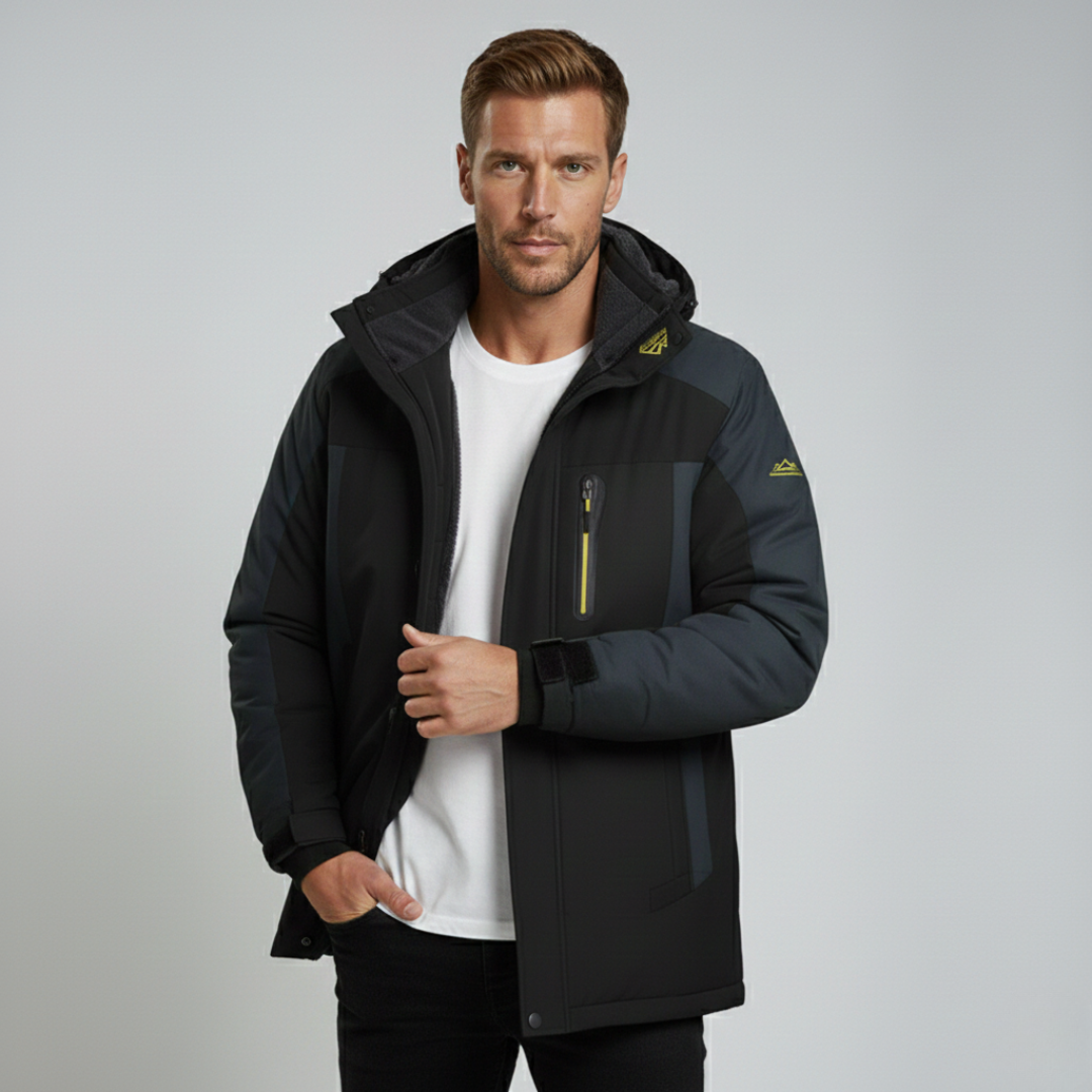 Vandtæt vinterjakke til mænd