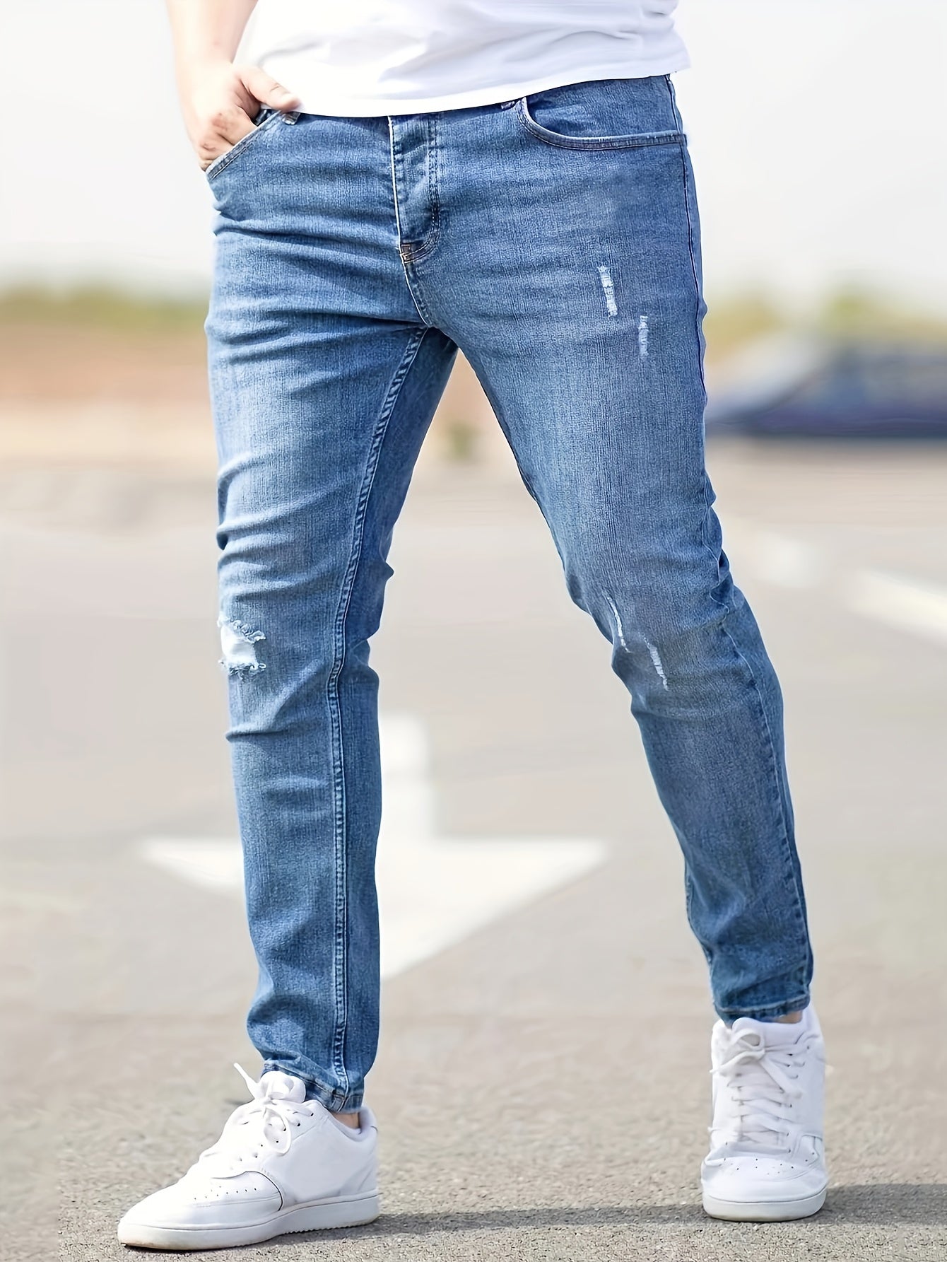 Mads | Slim fit elastiske jeans til mænd