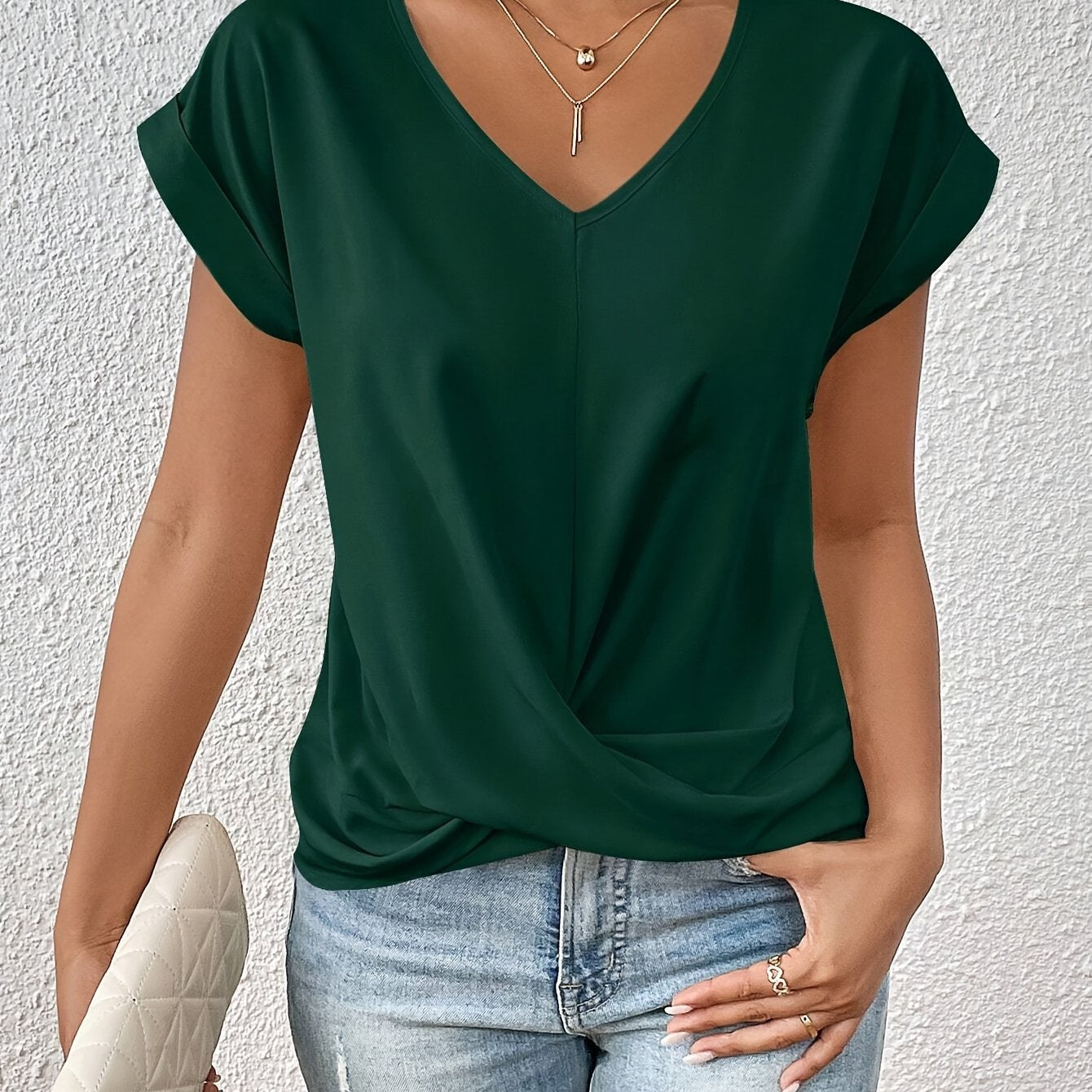 Amalie™ | Elegant V-hals top