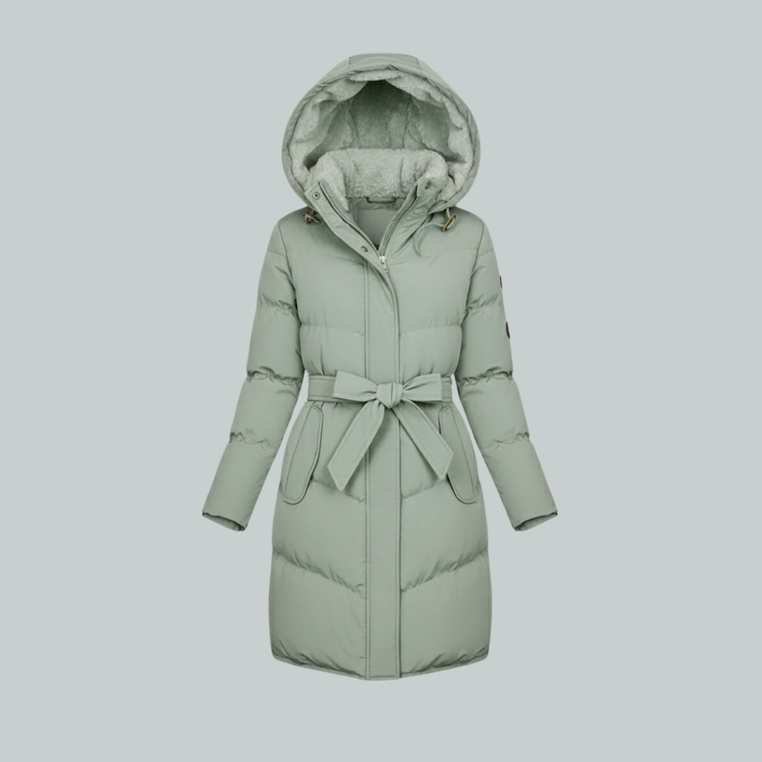 Lang puffer jakke til kvinder