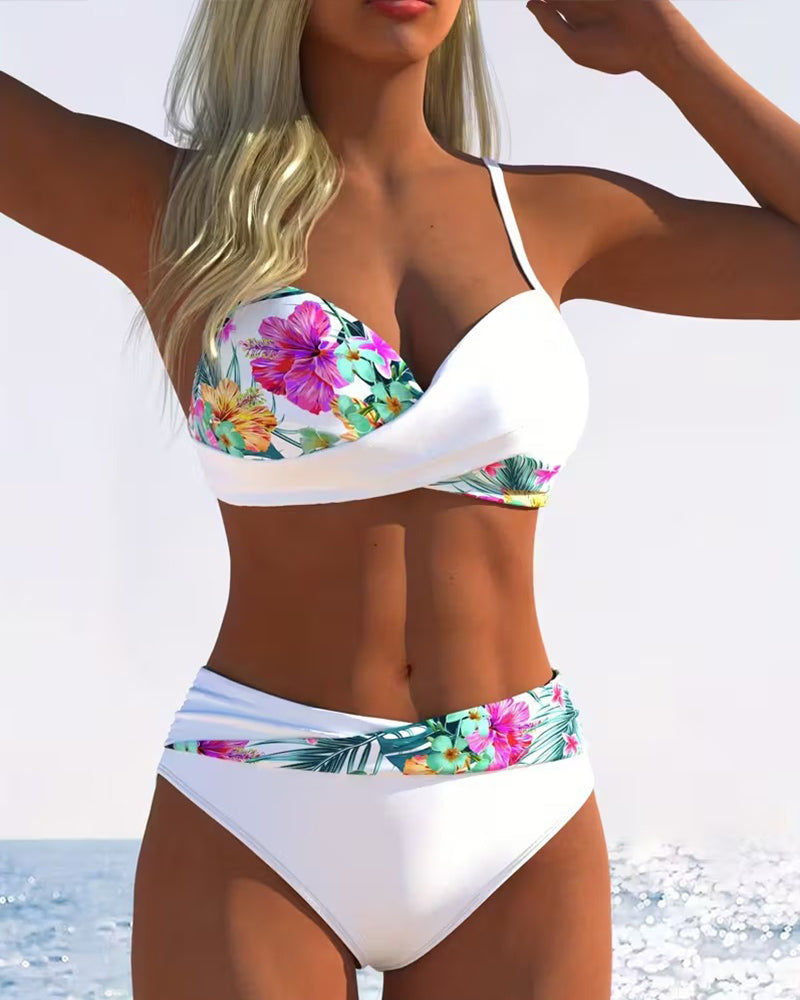 Alma™ | Blomstret bikini sæt