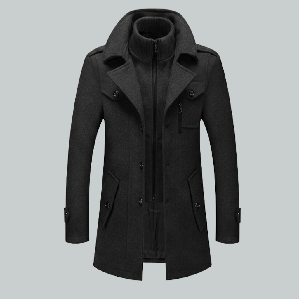 Moderne frakke til mænd