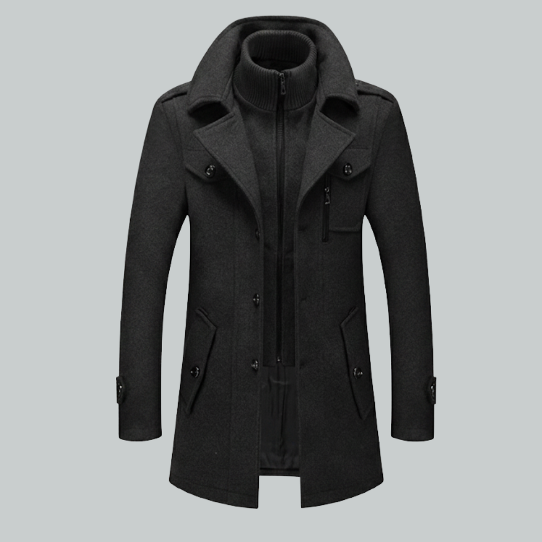 Moderne frakke til mænd