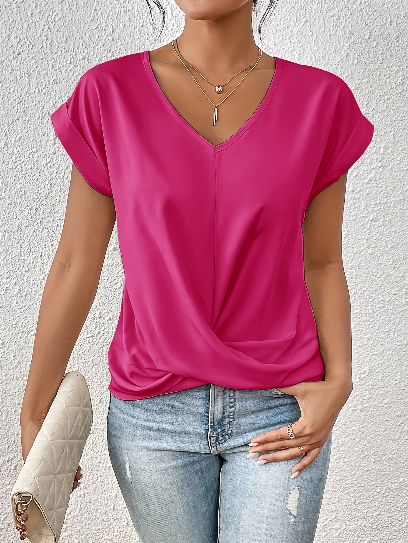 Amalie™ | Elegant V-hals top