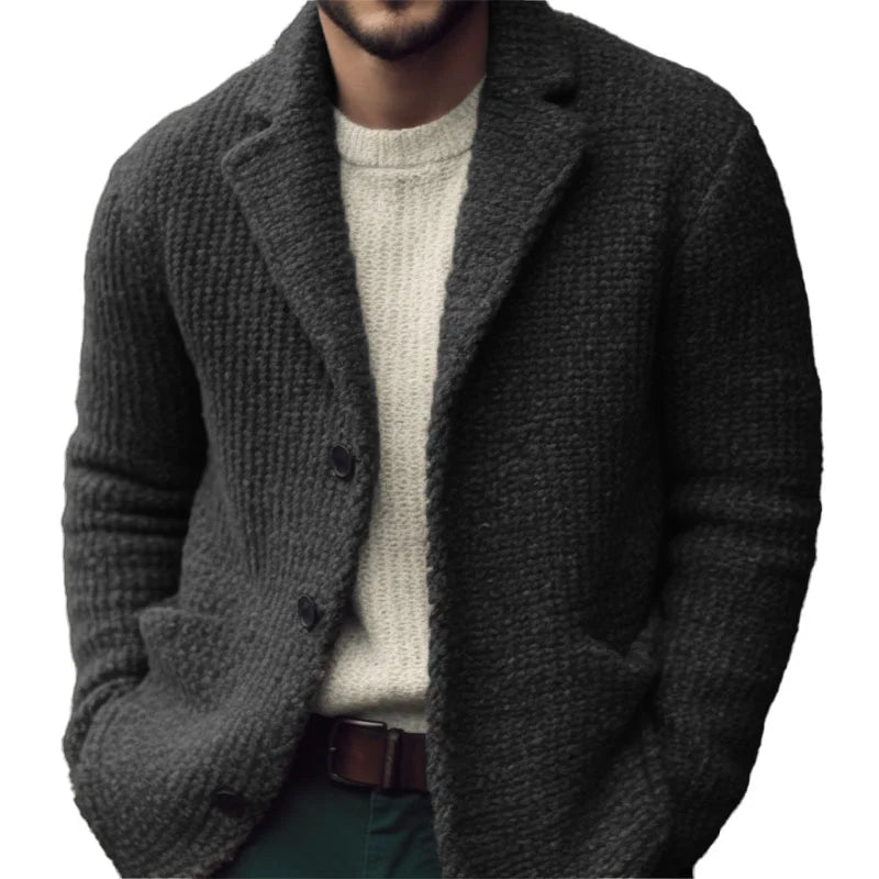 Rasmus | Strikket cardigan til mænd