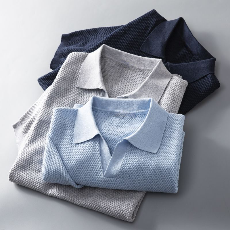 Noah | Elegant Poloshirt med Korte Ærmer