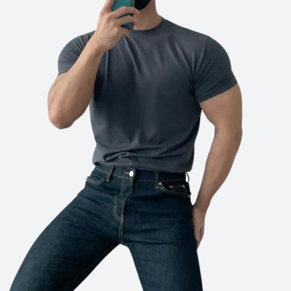 Spændt Herre T-shirt