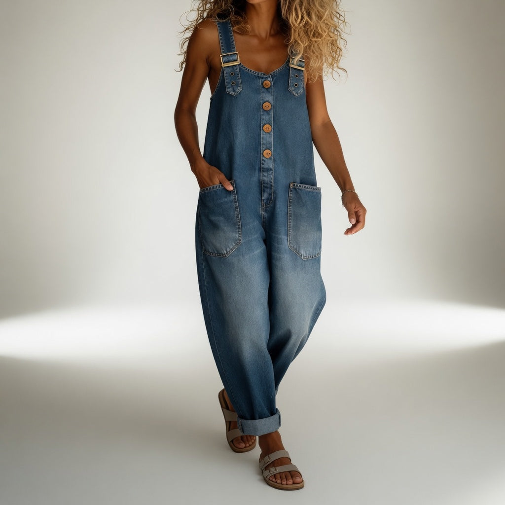Mathilde™ | Denim jumpsuit