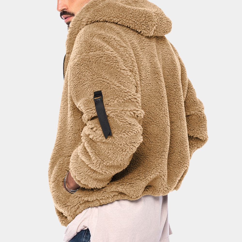 Thomas | Elegant cardigan med hætte til mænd