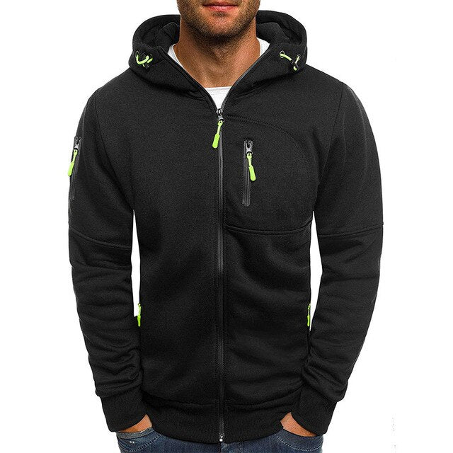 Herresport Hoodie-Jakke