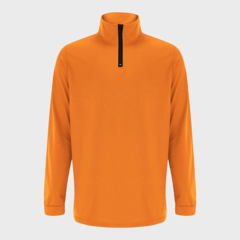 Victor | Lys sweater med lynlås til mænd