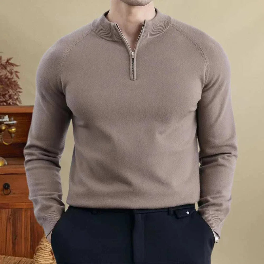 Anders | Slim fit uldsweater til mænd