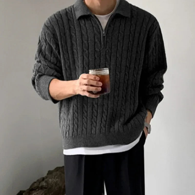 Jonas | Vintage strikket sweater til mænd