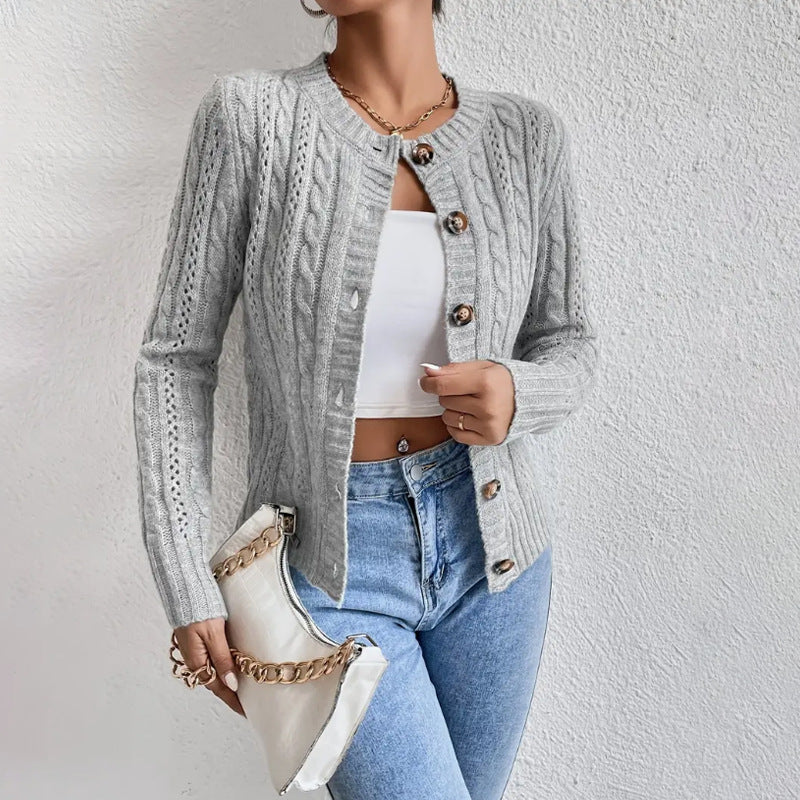 Mathilde | Elegant Langærmet Cardigan til Kvinder