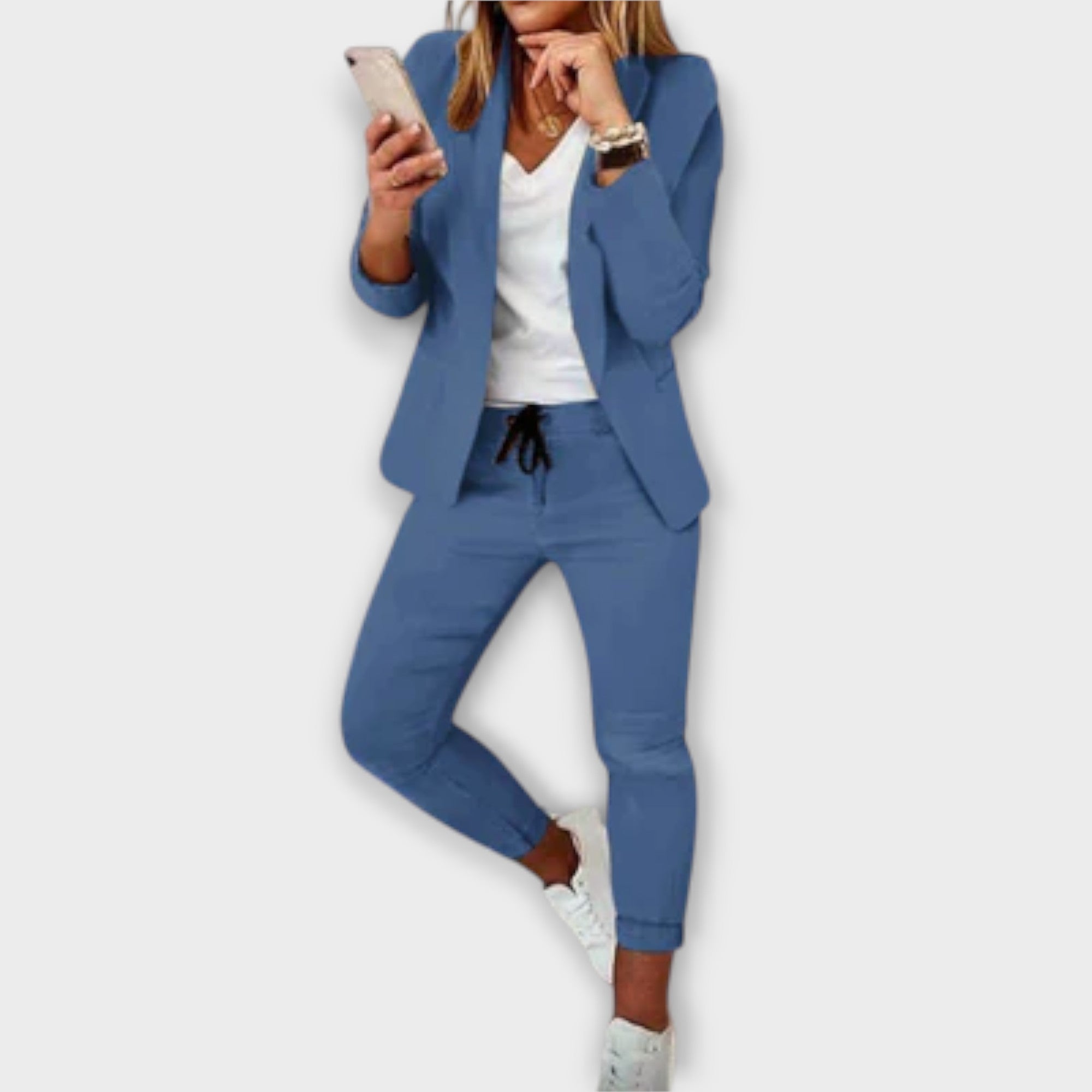 Sophia | Blazer Sæt med Komfort og Elegance