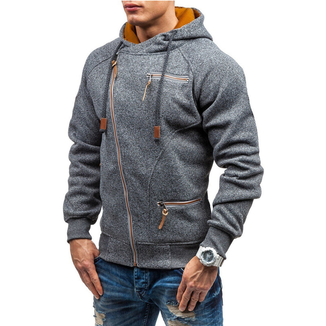 Emil | Fleece hættetrøje i casual stil til mænd