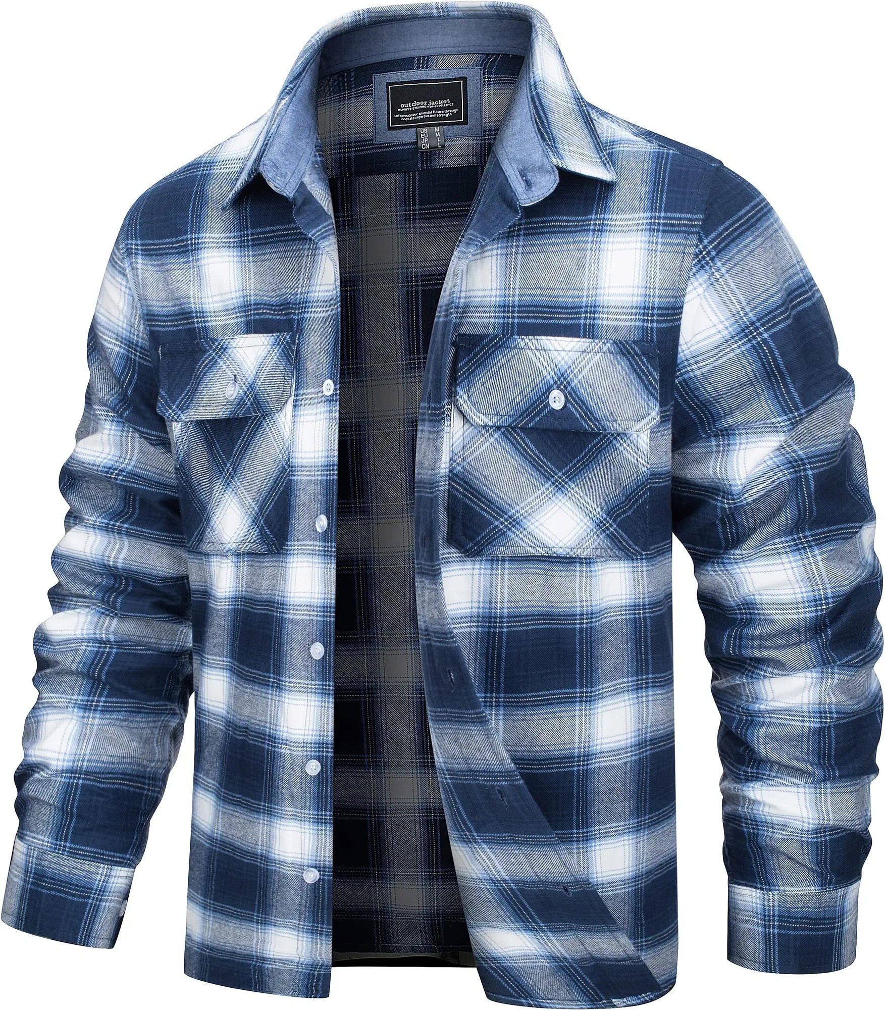 Søren - Bomuld Ternet Flannel Skovhugger T-shirt