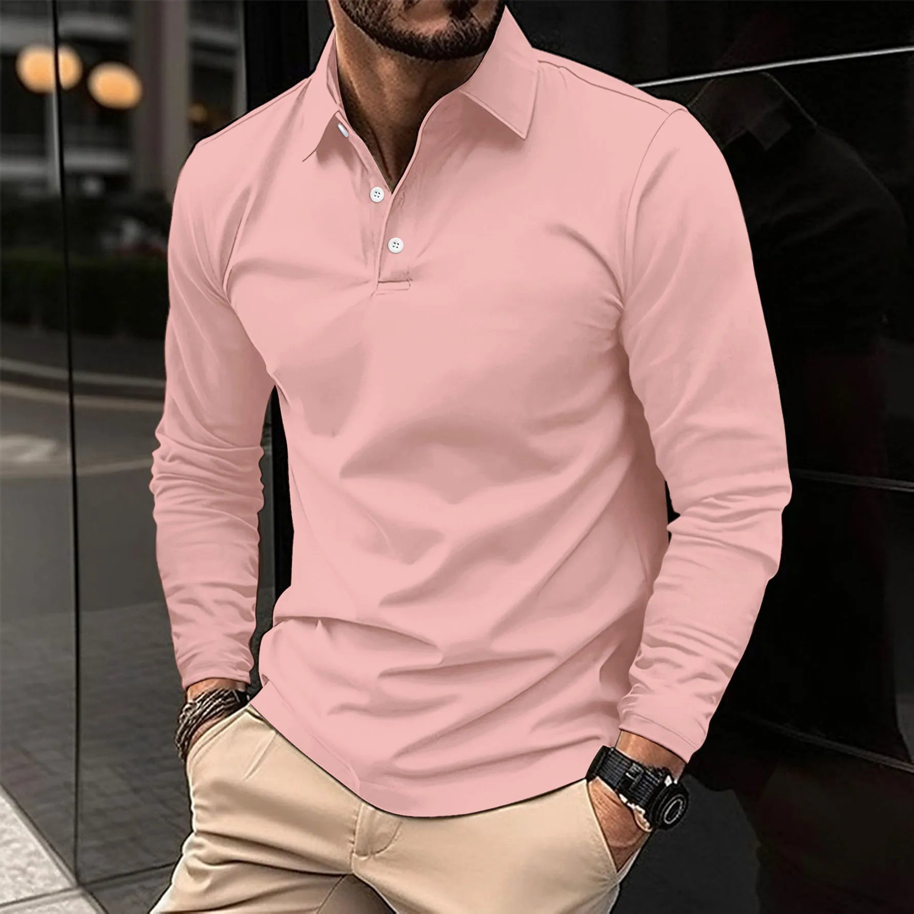 Lucas | Alsidigt Poloshirt med Stilfuldt Design