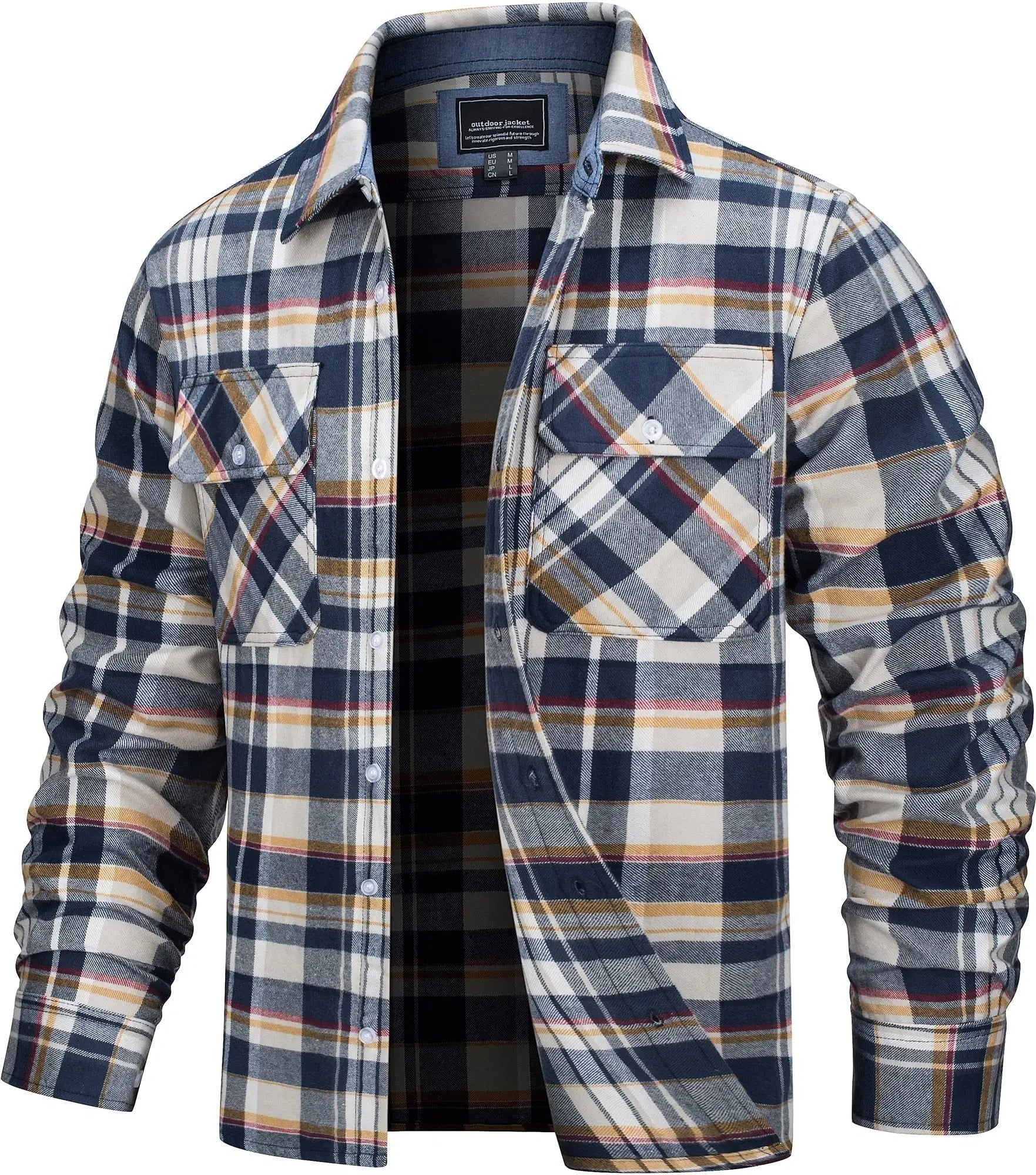 Søren - Bomuld Ternet Flannel Skovhugger T-shirt