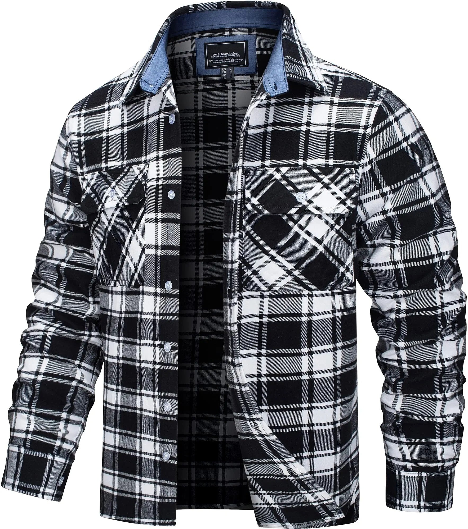 Søren - Bomuld Ternet Flannel Skovhugger T-shirt