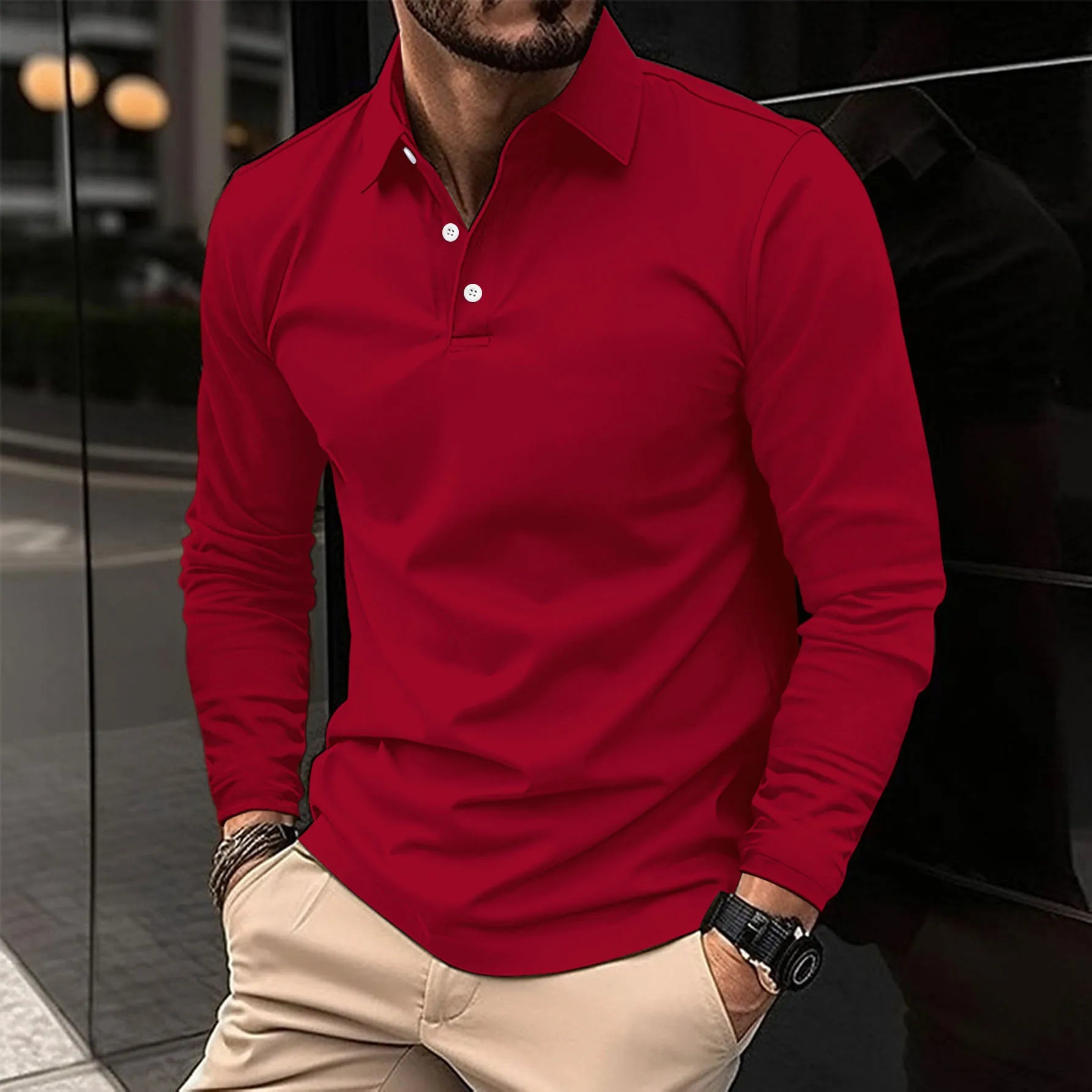 Lucas | Alsidigt Poloshirt med Stilfuldt Design