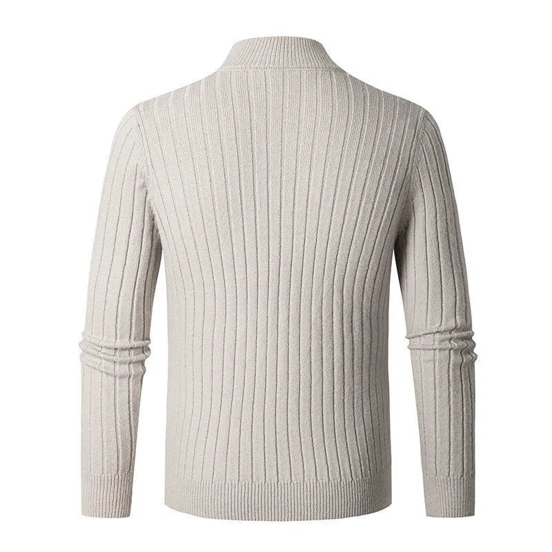 Benjamin | Sweater med halv lynlås til mænd