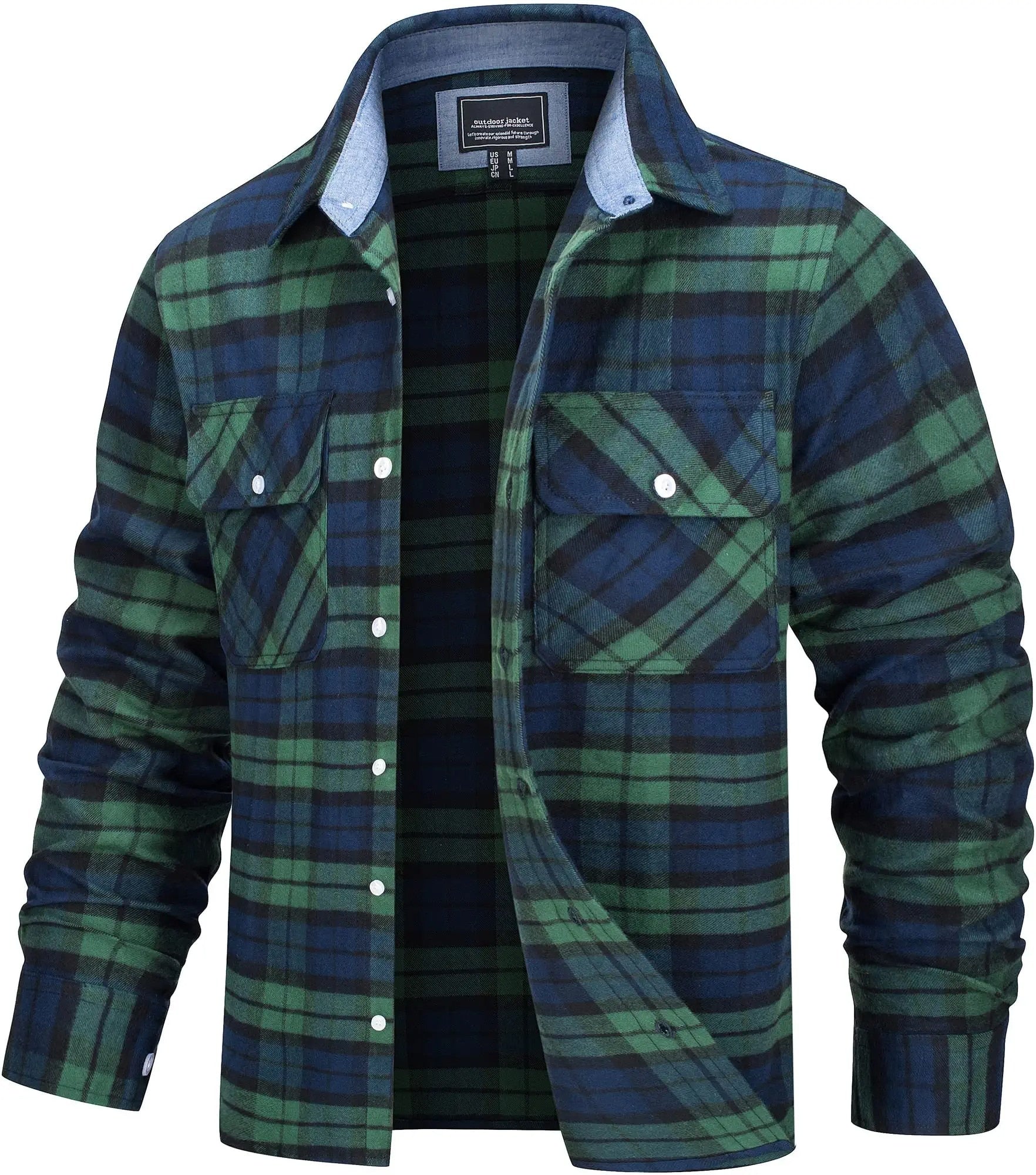 Søren - Bomuld Ternet Flannel Skovhugger T-shirt