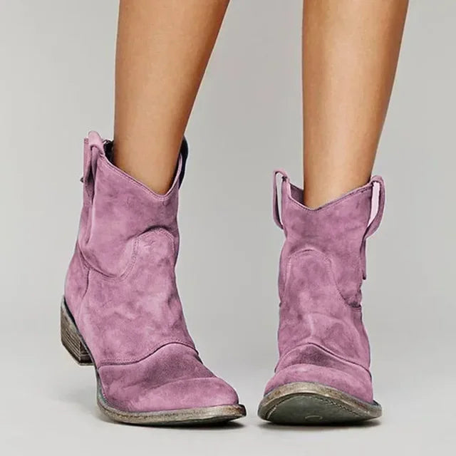 Kirsten | Vintage Cowboy Ankelstøvler