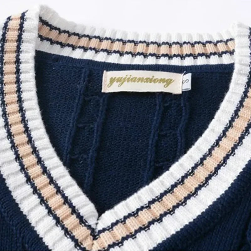 Henrik | V-hals sweater til mænd