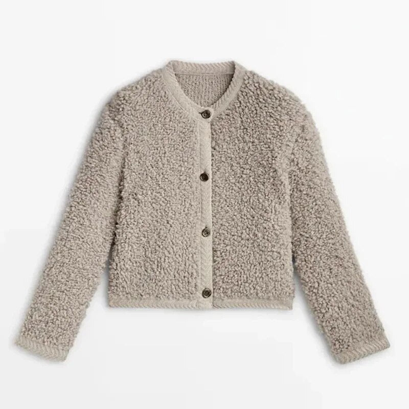 Elin | Casual Teddyjakke med Elegant Look