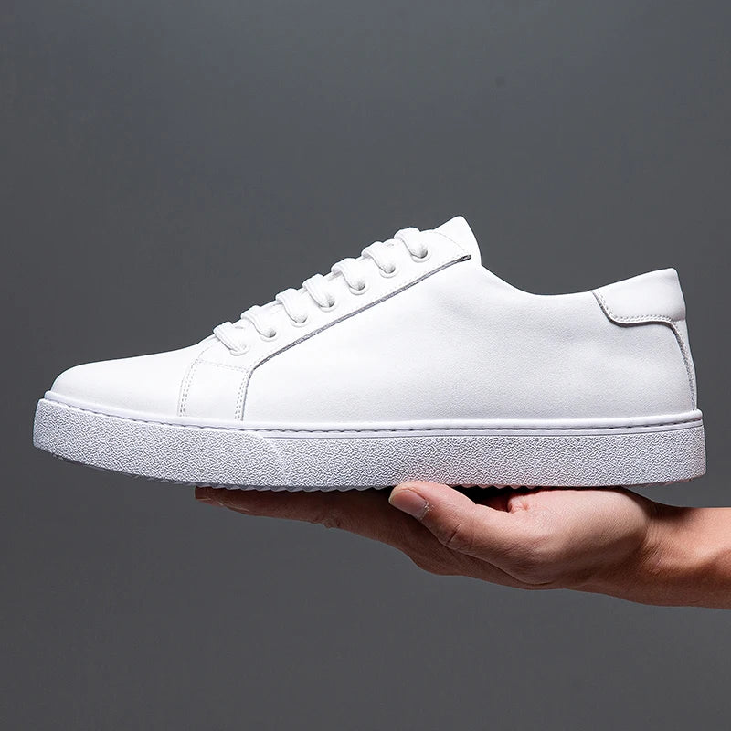 Komfortable lædersneakers til hverdagsbrug