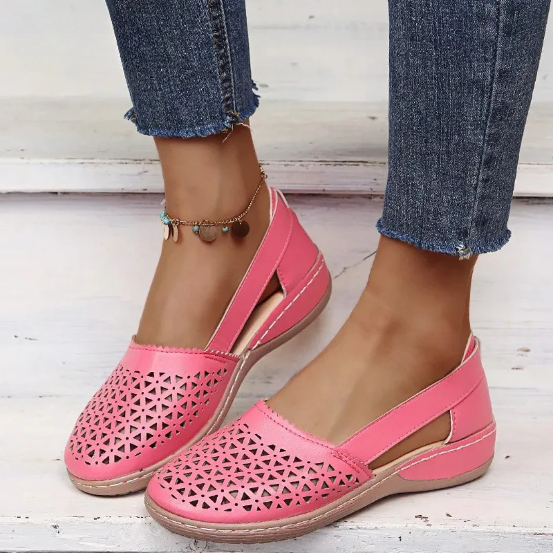 Komfortable slip-on sko med elegance