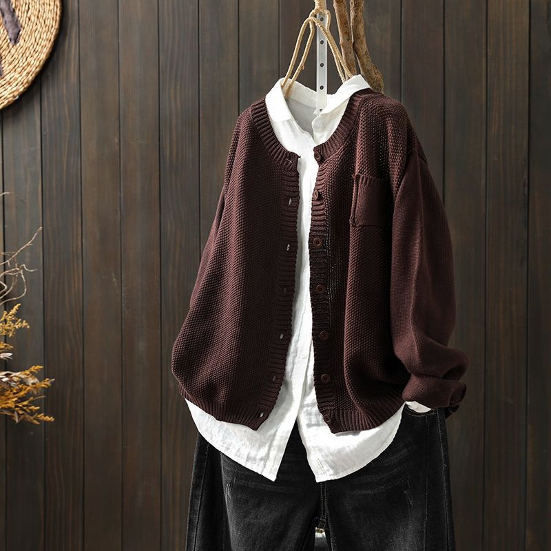 Sofia | Kvinders Plus Size Strikket Cardigan Komfort