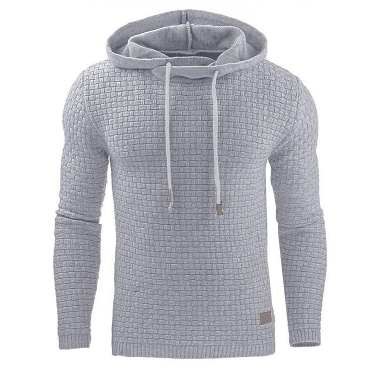 Lars | Casual sweater med hætte til mænd