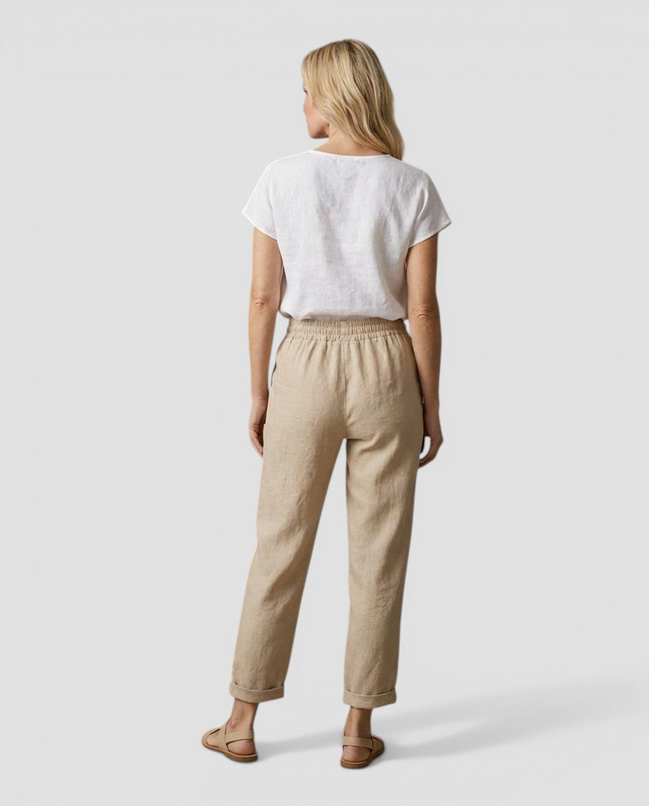 Mathilde™ | Afslappede hørbukser