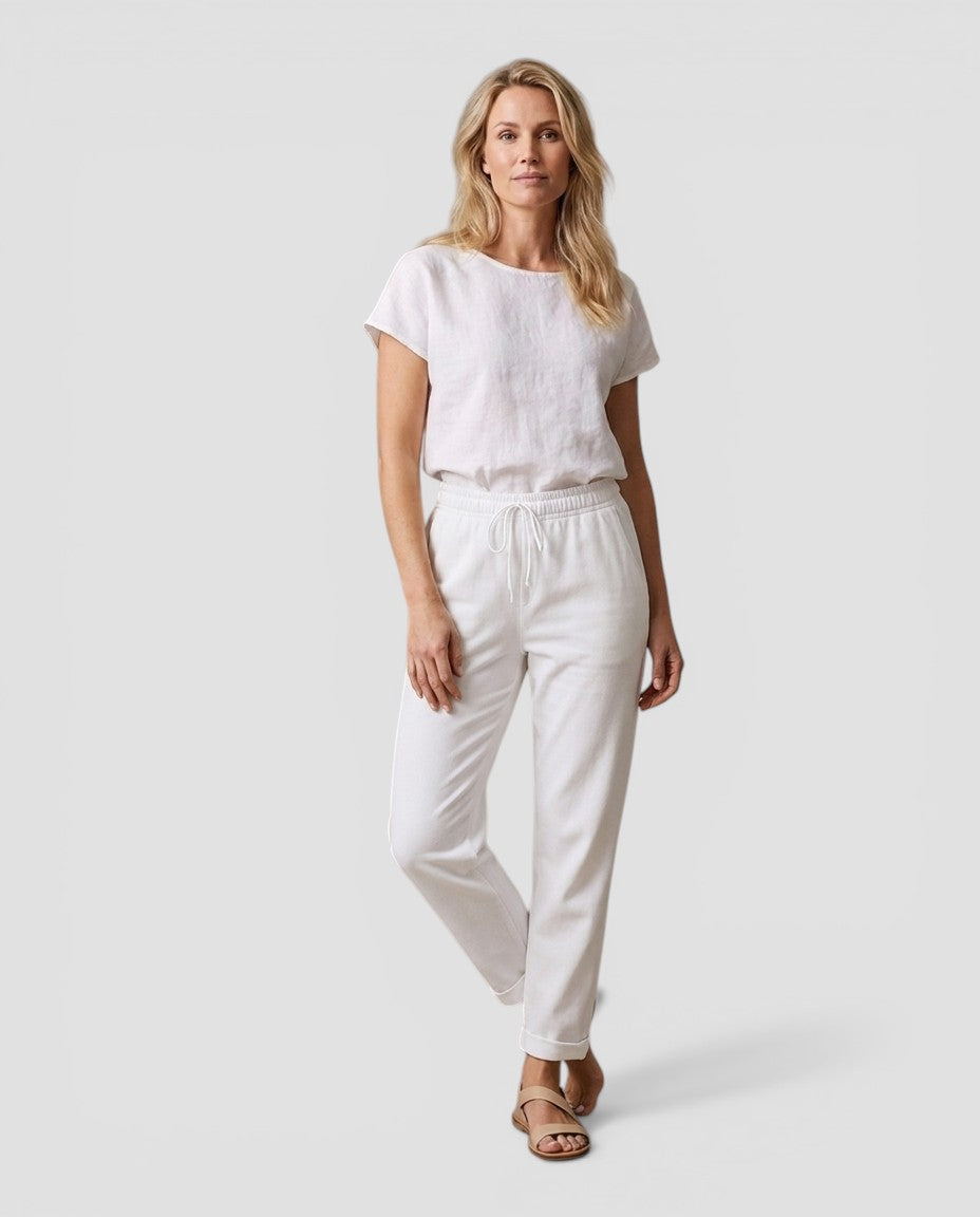 Mathilde™ | Afslappede hørbukser