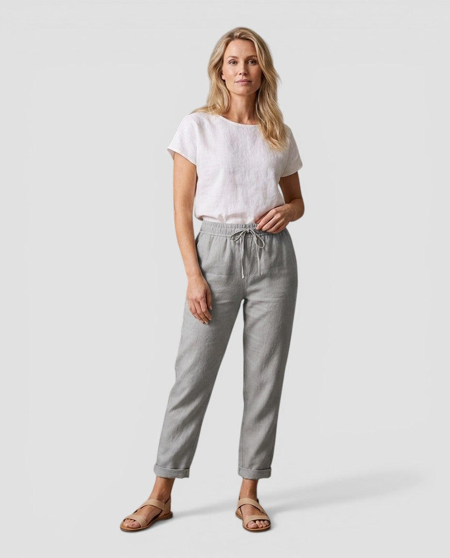 Mathilde™ | Afslappede hørbukser