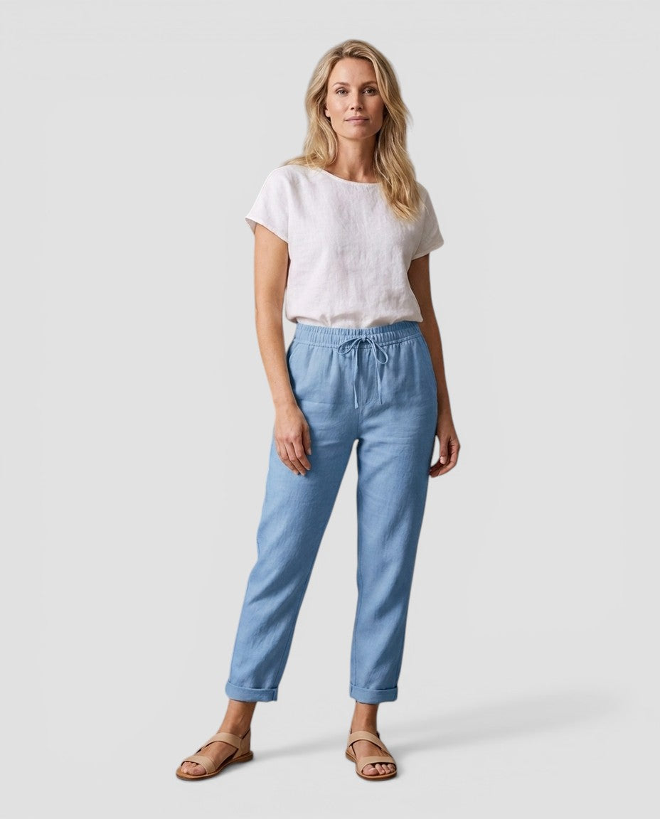 Mathilde™ | Afslappede hørbukser