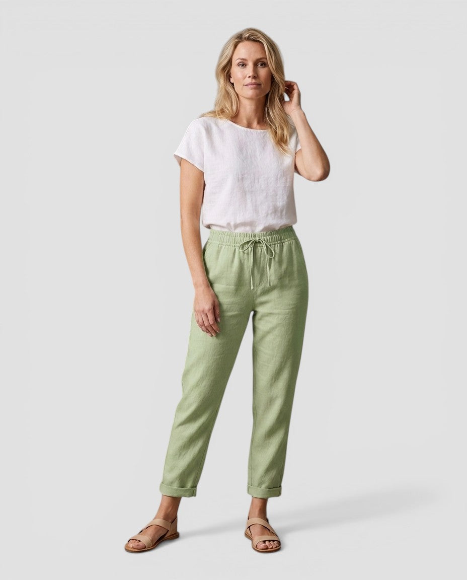 Mathilde™ | Afslappede hørbukser