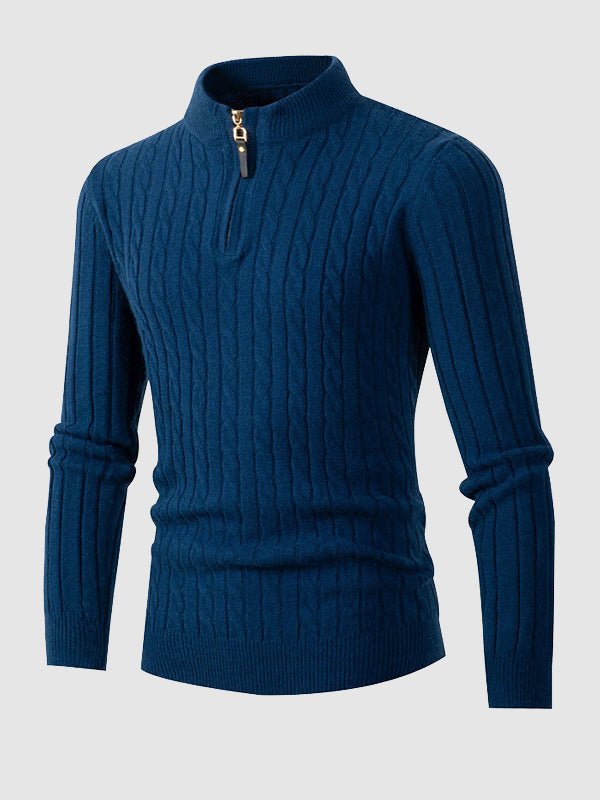 Niels | Vinter sweater med lynlås til mænd