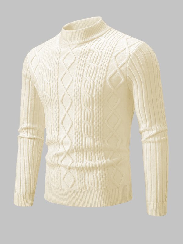 Esben | Vinter sweater med høj hals til mænd
